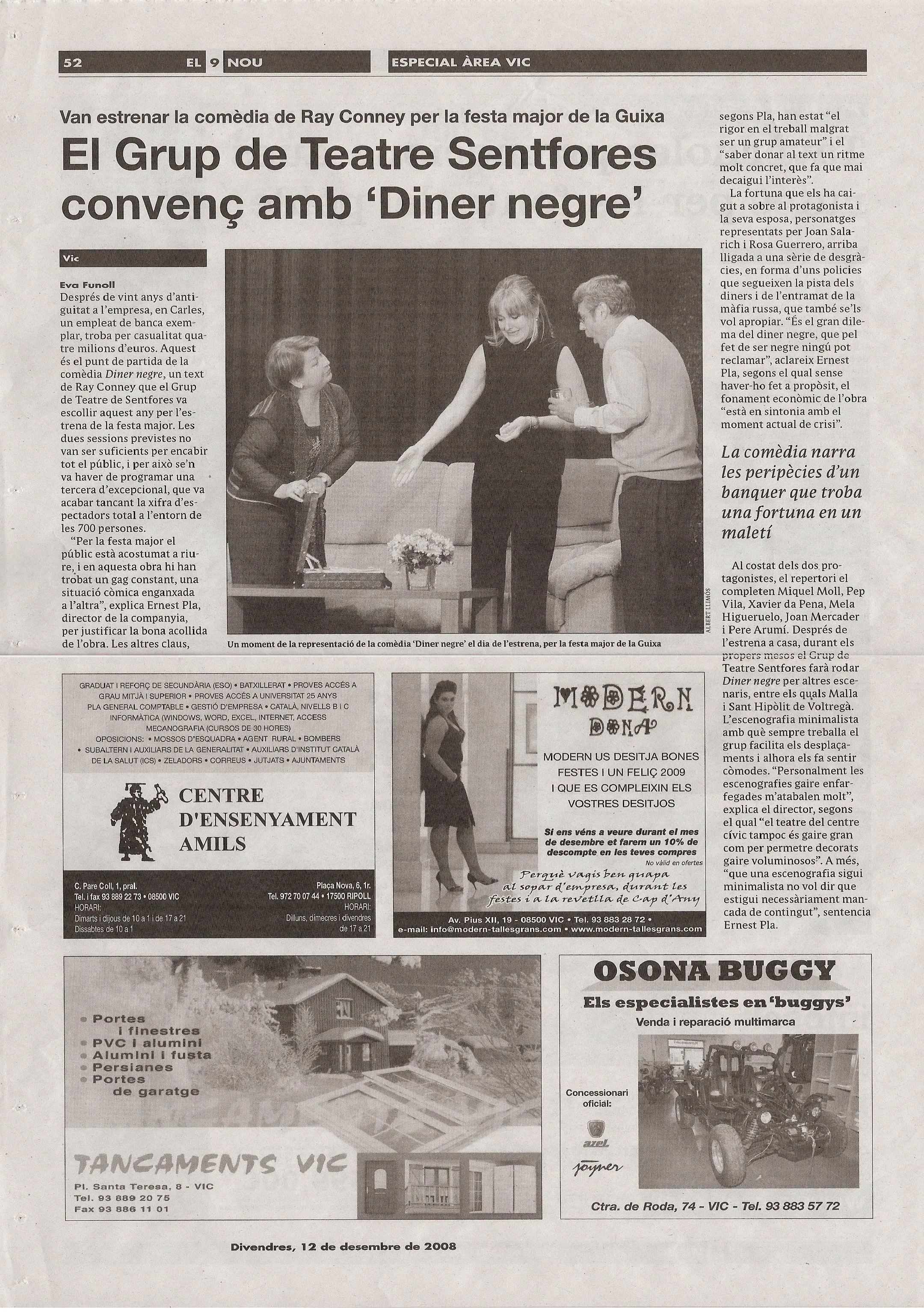 Article premsa - Diner Negre